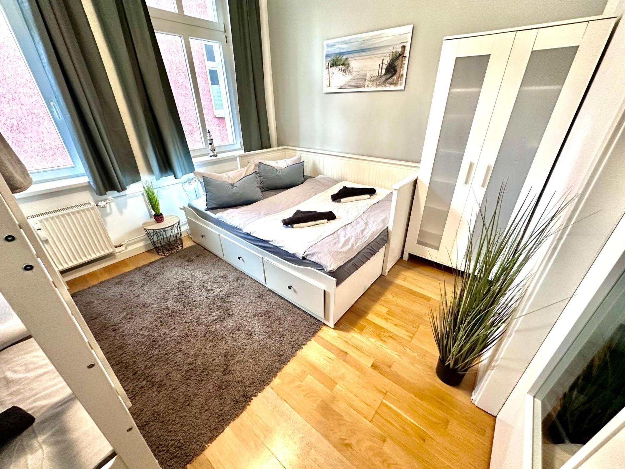 Ferienwohnung Nautica 450M Zum Strand Familienfreundlich 로스토크 외부 사진